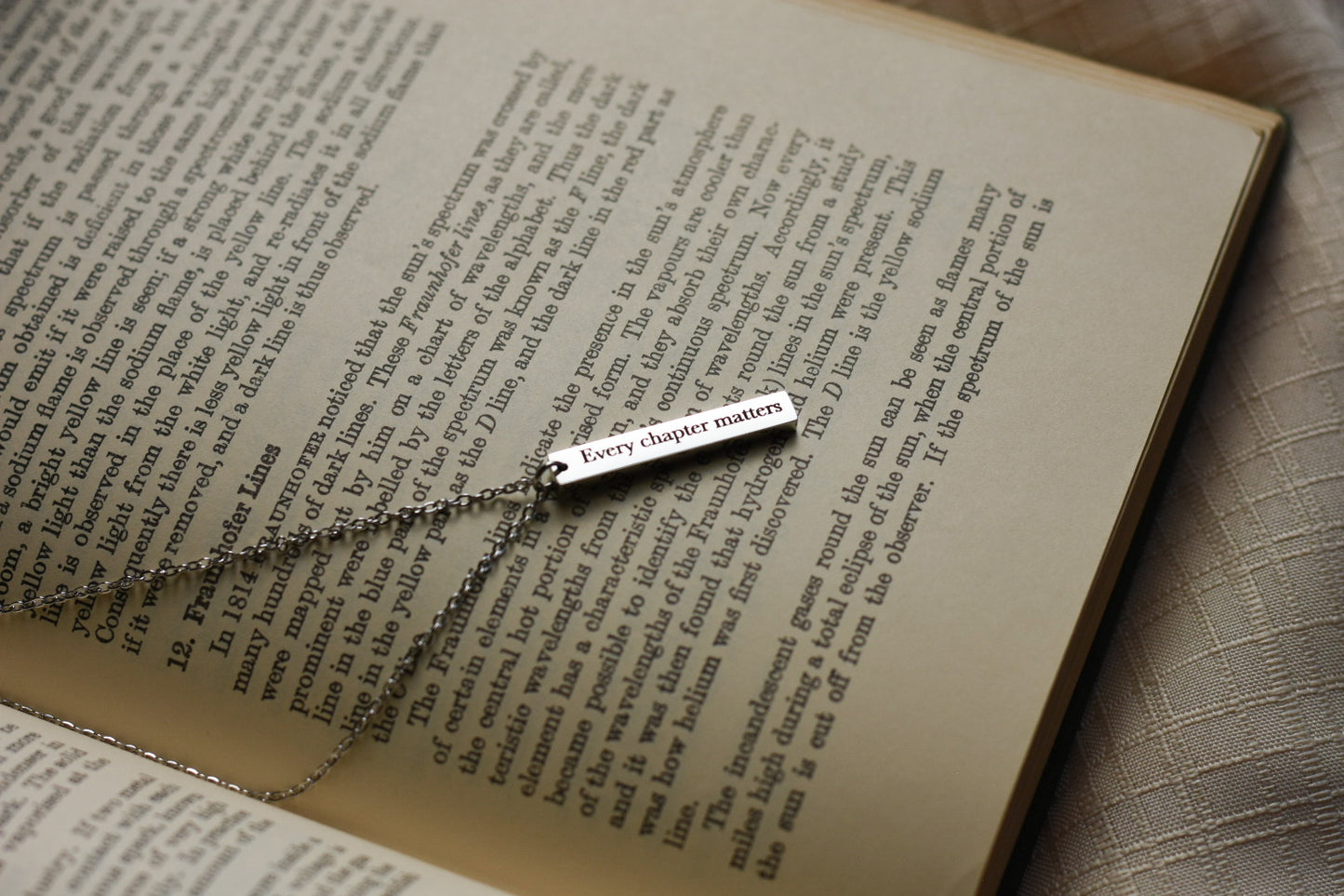 Every Chapter Matters Necklace