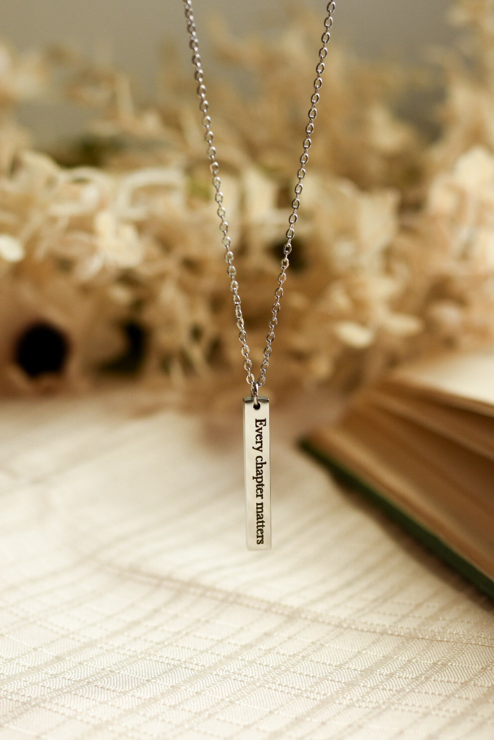 Every Chapter Matters Necklace