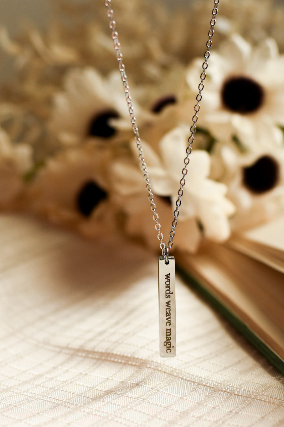 Words Weave Magic Necklace
