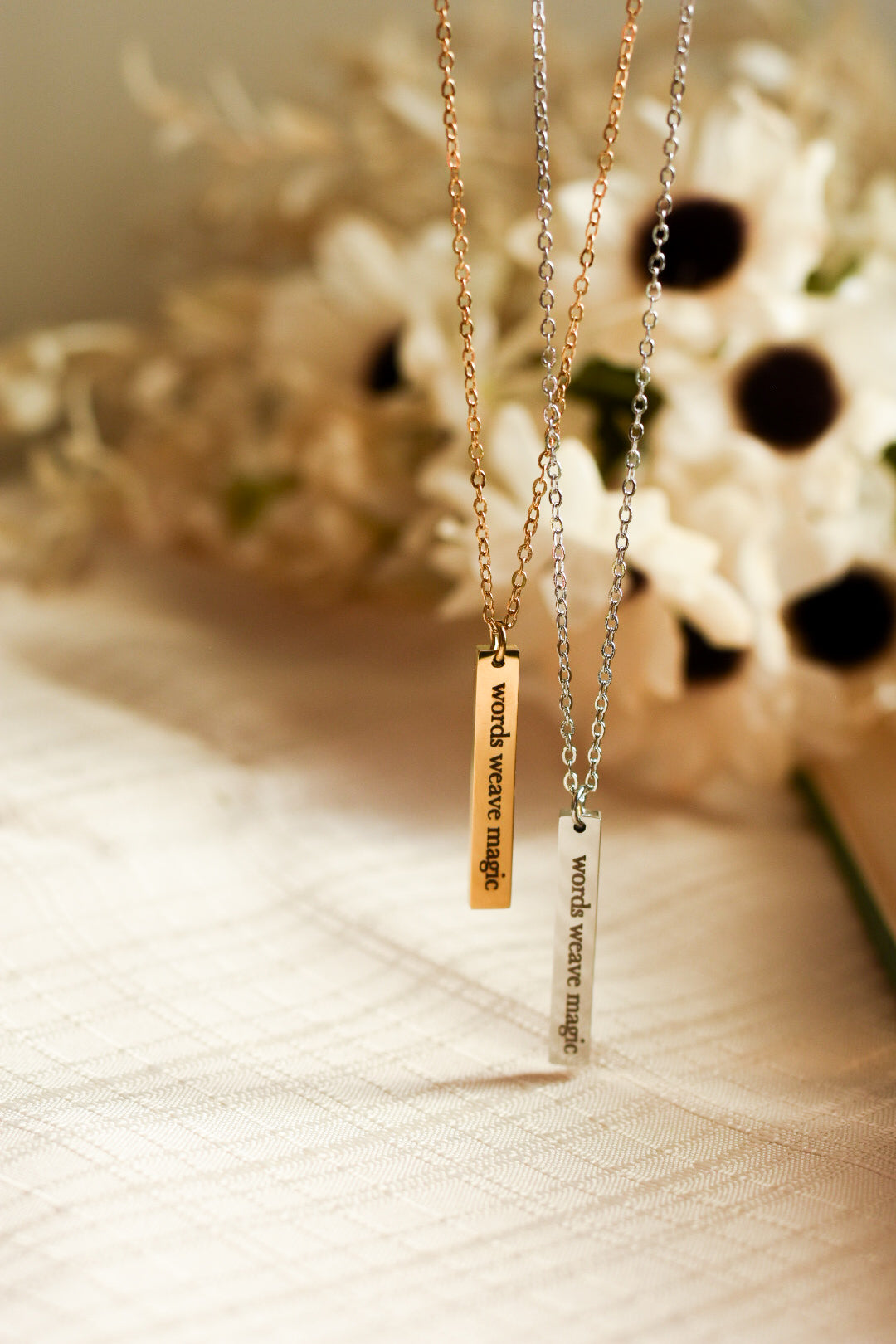 Words Weave Magic Necklace