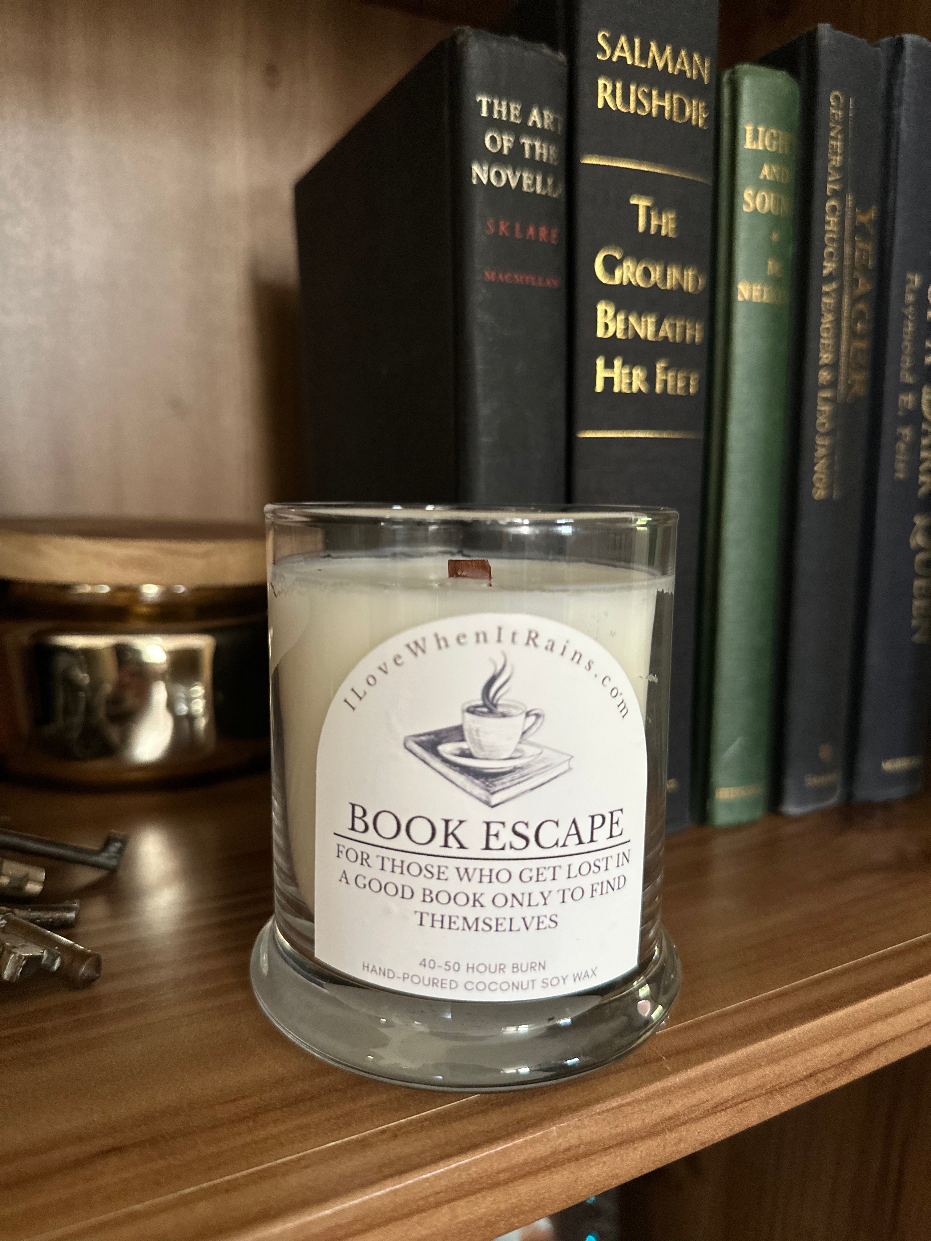 Book Escape Candle