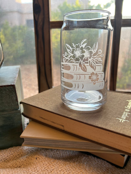 Bookish Frosted Cup